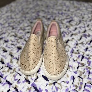 Kids Tan Slip-On Shoes